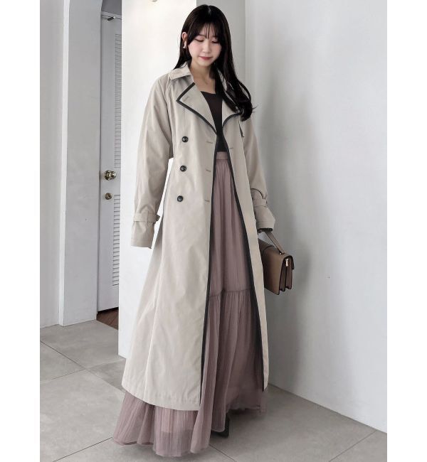dazzlin「【藤井サチコラボ】ケープ付2WAYトレンチコート」|トレンチコート|