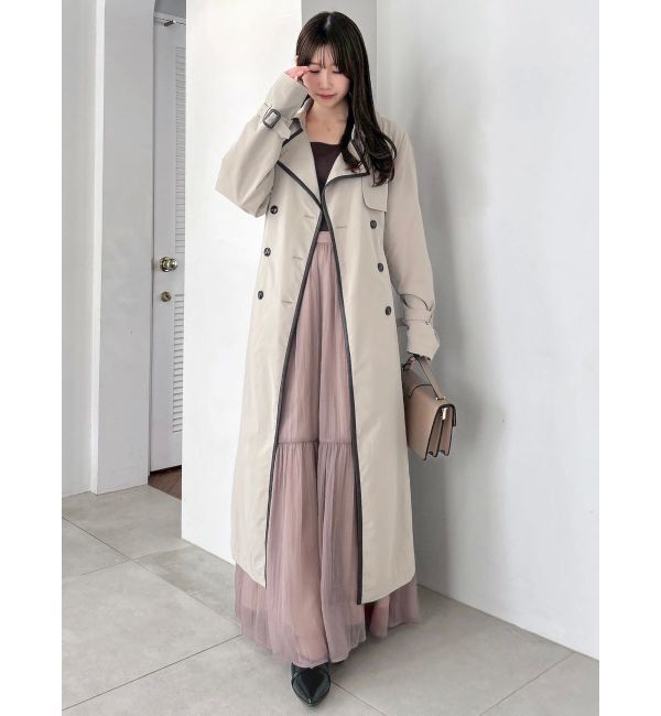dazzlin「【藤井サチコラボ】ケープ付2WAYトレンチコート」|トレンチコート|