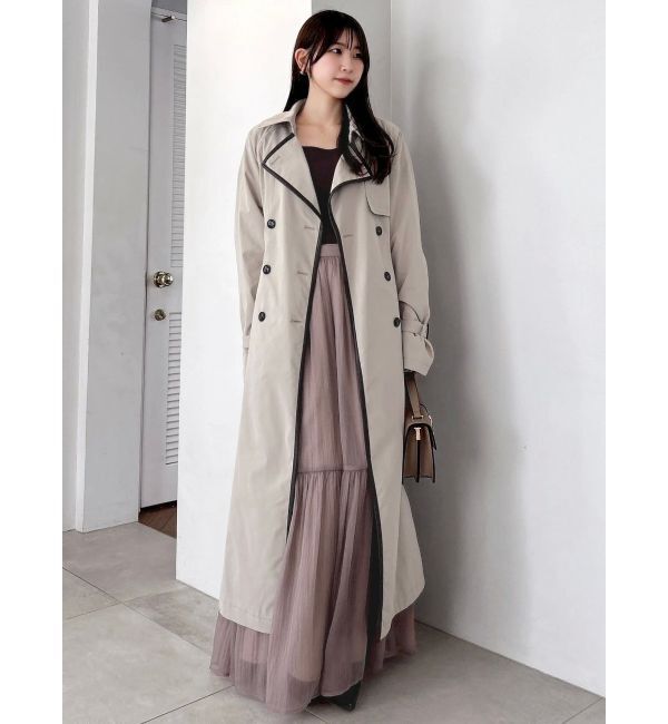 dazzlin「【藤井サチコラボ】ケープ付2WAYトレンチコート」|トレンチコート|