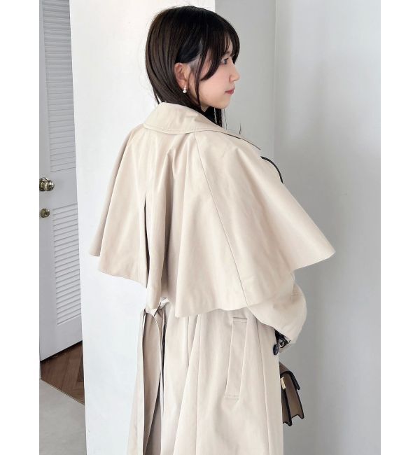 dazzlin「【藤井サチコラボ】ケープ付2WAYトレンチコート」|トレンチコート|