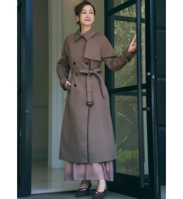 dazzlin「【藤井サチコラボ】ケープ付2WAYトレンチコート」|トレンチコート|