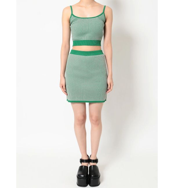 EMODA「3Dファブリックニットスカート」|スカート|