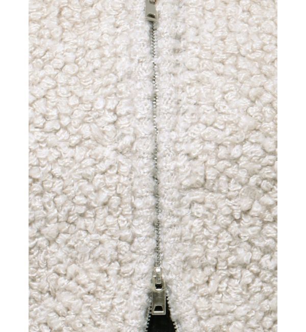 EMODA「フロントジップカラーニットトップ」|ニット・セーター|