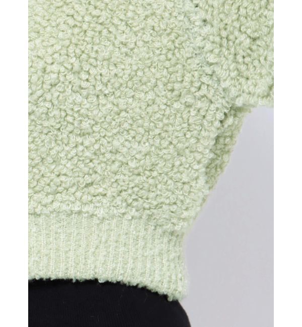 EMODA「フロントジップカラーニットトップ」|ニット・セーター|