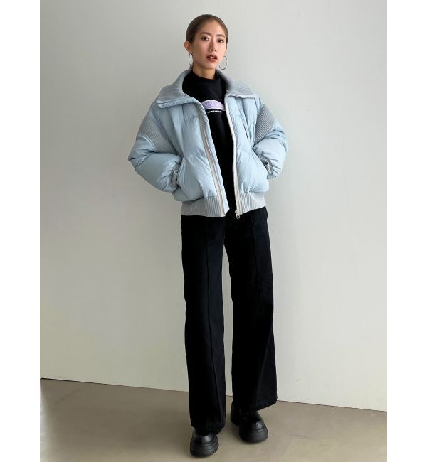 EMODA「ドッキングリブダウンブルゾン」|ブルゾン・スタジャン|