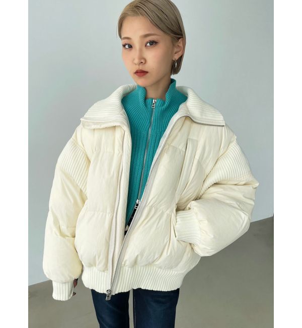 EMODA「ドッキングリブダウンブルゾン」|ブルゾン・スタジャン|