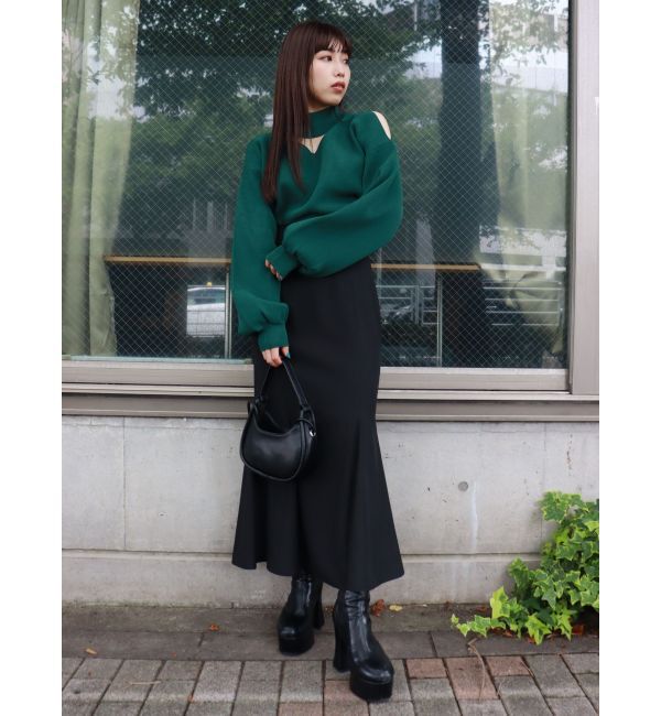 MURUA「ハイウエストナローマーメイドスカート」|スカート|