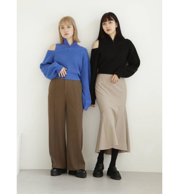 MURUA「アシメスリットマーメイドスカート」|スカート|