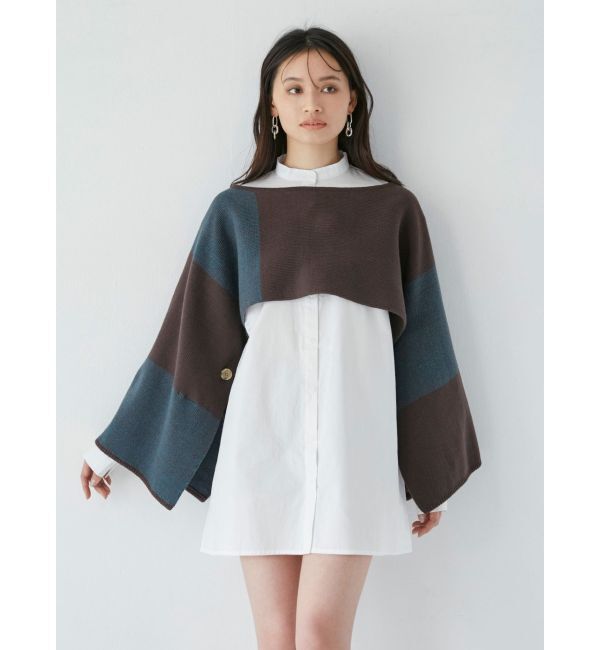 MURUA「レイヤードニットシャツワンピース」|ワンピース|