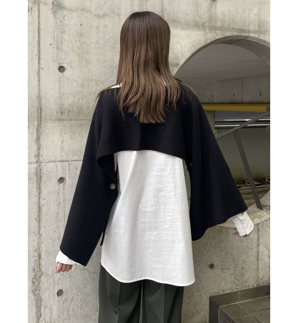 MURUA「レイヤードニットシャツワンピース」|ワンピース|