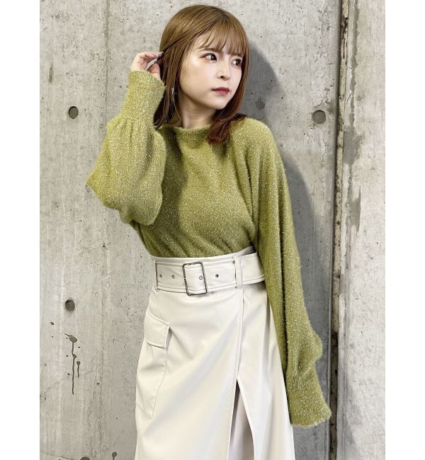 MURUA「2WAYシャイニーフェザーニット」|ニット・セーター|