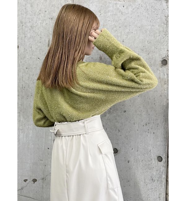 MURUA「2WAYシャイニーフェザーニット」|ニット・セーター|