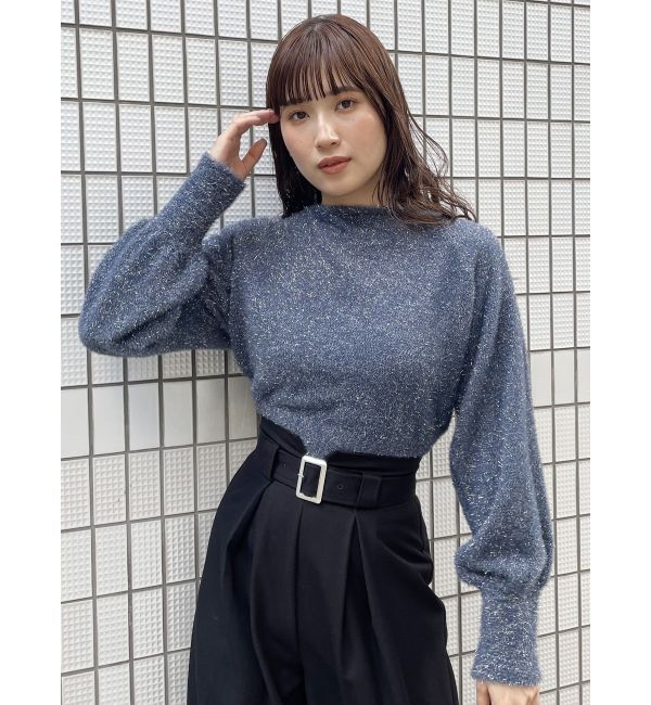 MURUA「2WAYシャイニーフェザーニット」|ニット・セーター|