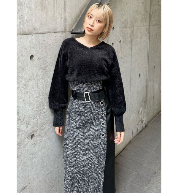 MURUA「2WAYシャイニーフェザーニット」|ニット・セーター|