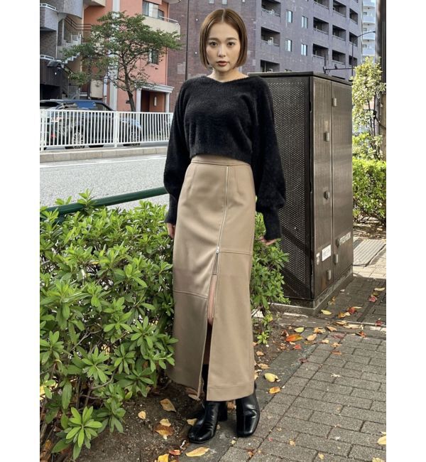 MURUA「2WAYシャイニーフェザーニット」|ニット・セーター|