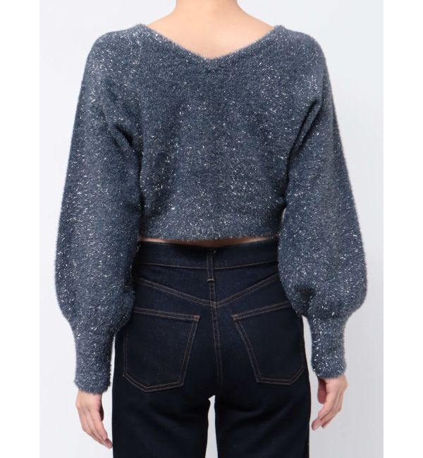 MURUA「2WAYシャイニーフェザーニット」|ニット・セーター|