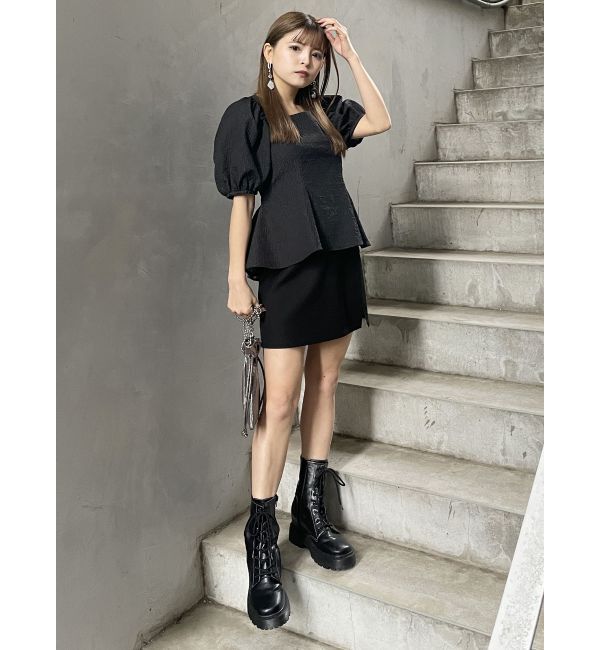 MURUA「バックオープンチュニックブラウス」|シャツ・ブラウス|