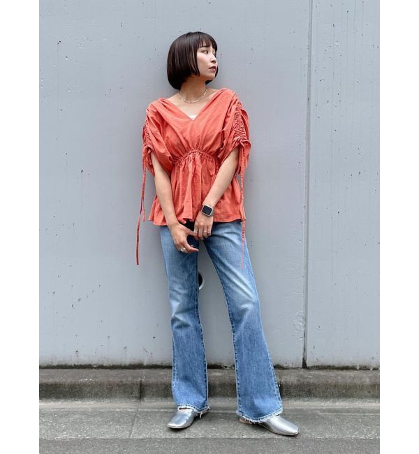 Ungrid「ショルダーギャザーノースリブラウス」|シャツ・ブラウス|