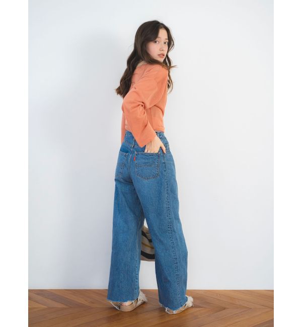 Ungrid「ウエストタックデザインリメイクデニム」|デニム|
