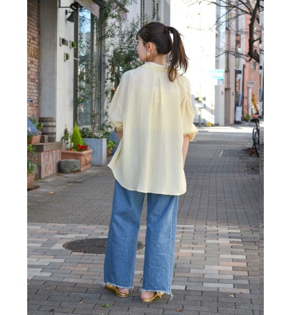 Ungrid「ウエストタックデザインリメイクデニム」|デニム|