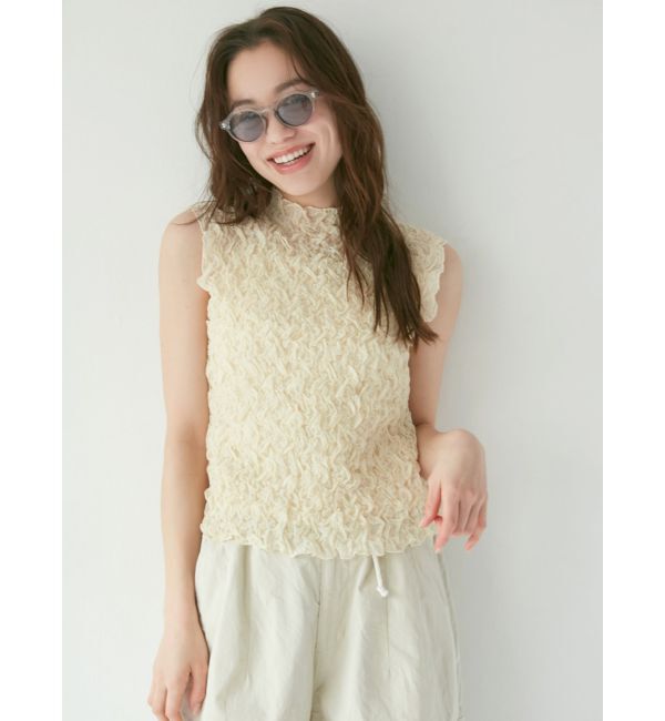 Ungrid「ジャガードノースリブラウス」|シャツ・ブラウス|