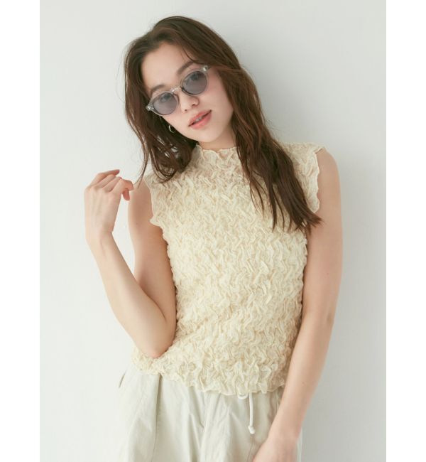 Ungrid「ジャガードノースリブラウス」|シャツ・ブラウス|