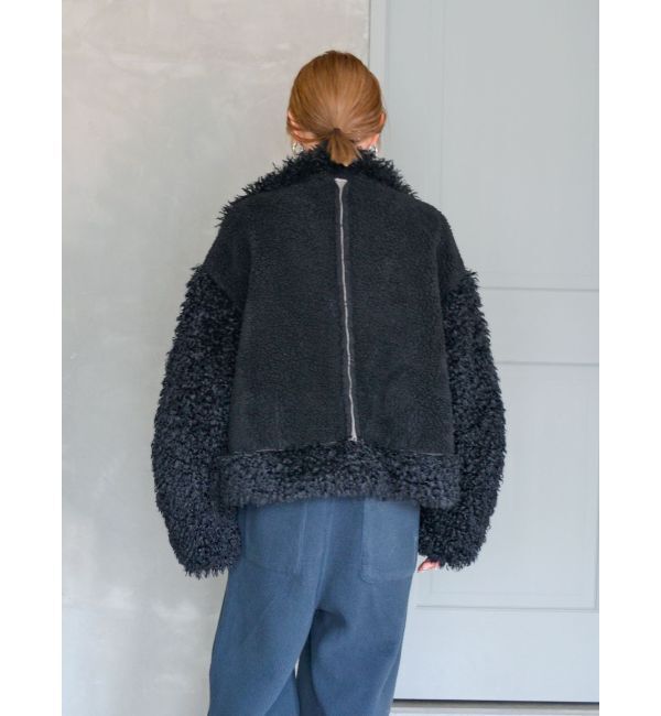 Ungrid「ボアコンビムートンブルゾン」|ブルゾン・スタジャン|