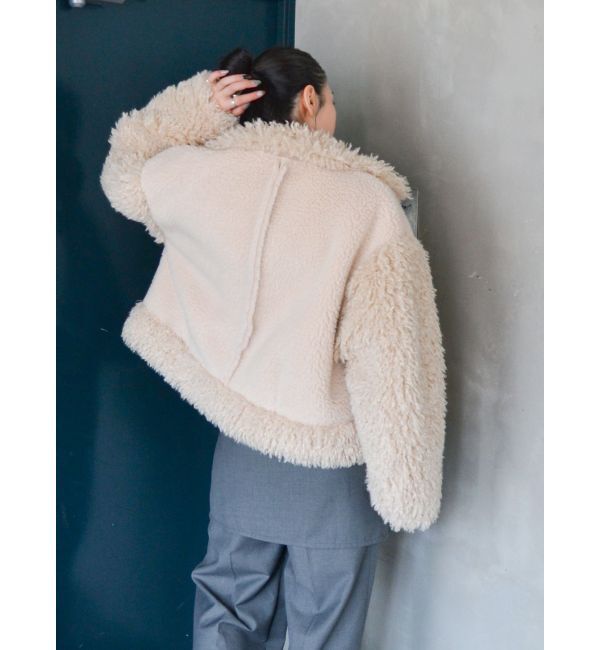 Ungrid「ボアコンビムートンブルゾン」|ブルゾン・スタジャン|