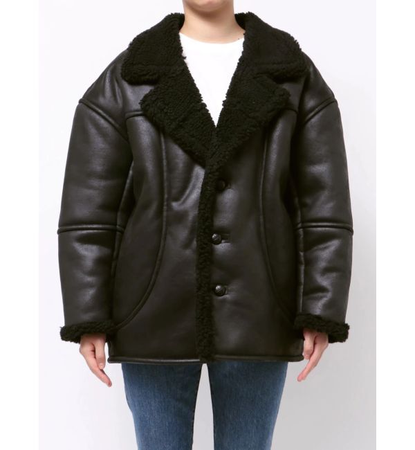 Ungrid「フェイクムートンルーズブルゾン」|ブルゾン・スタジャン|