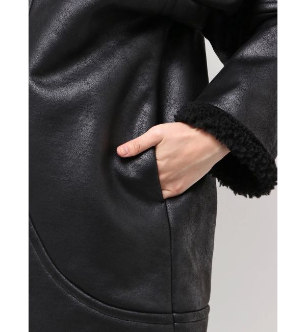 Ungrid「フェイクムートンルーズブルゾン」|ブルゾン・スタジャン|