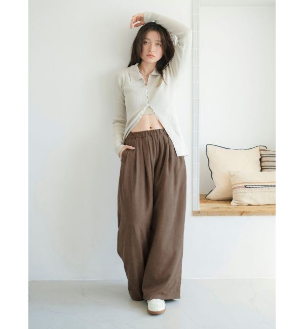 Ungrid「ピーチ起毛ラフパンツ」|その他|