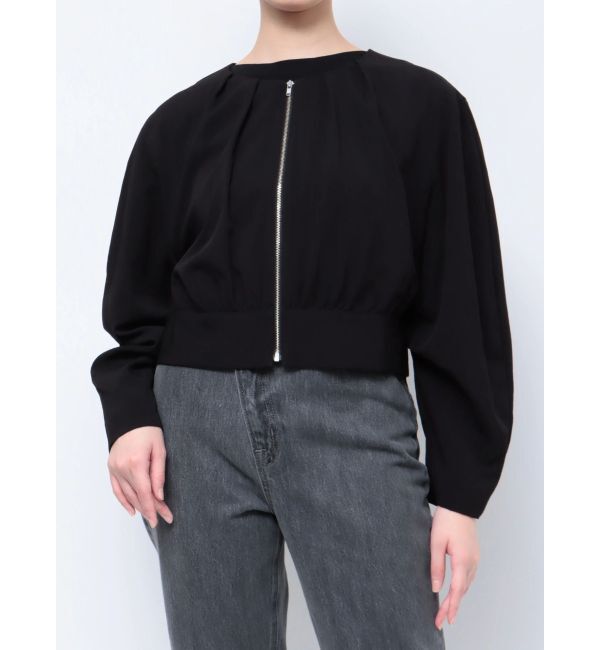LAGUNAMOON「コクーンスリーブショートブルゾン」|ブルゾン・スタジャン|