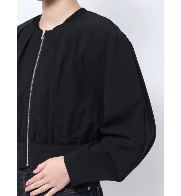 LAGUNAMOON「コクーンスリーブショートブルゾン」|ブルゾン・スタジャン|