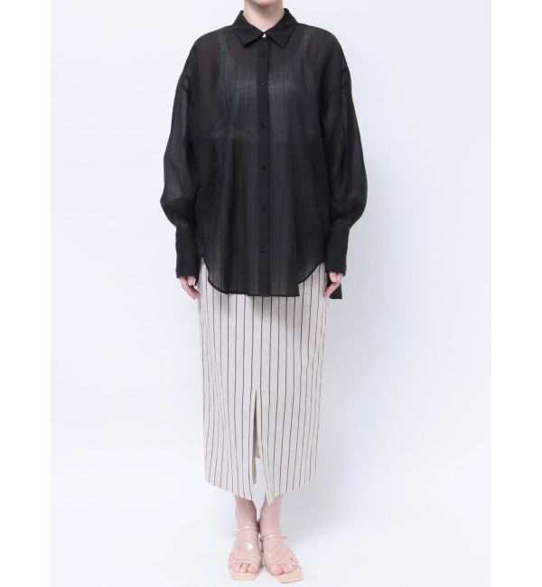 LAGUNAMOON「バックボタンワイドスリーブシャツ」|シャツ・ブラウス|