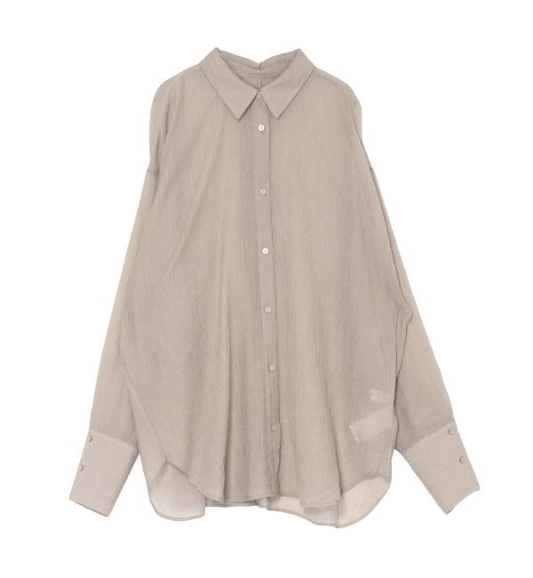 LAGUNAMOON「バックボタンワイドスリーブシャツ」|シャツ・ブラウス|ベージュ