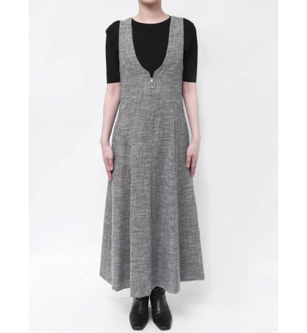 LAGUNAMOON「メランジジャンパースカート」|ジャンパースカート|
