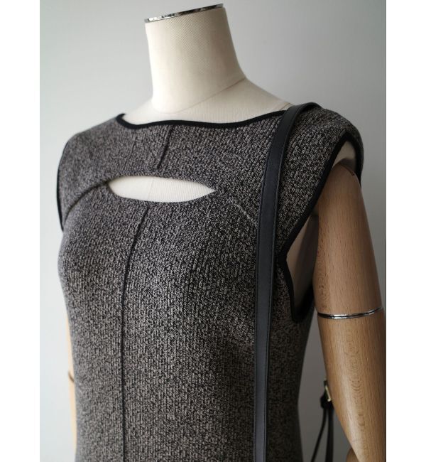 LAGUNAMOON「カットアウトニットワンピース」|ワンピース|