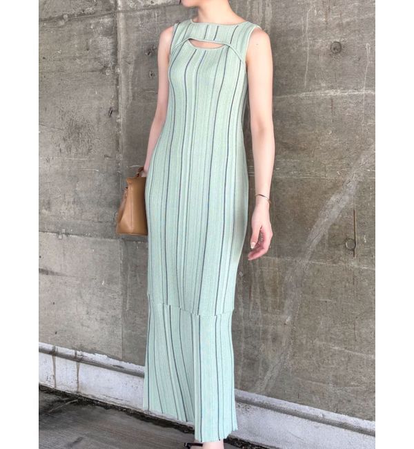 LAGUNAMOON「カットアウトニットワンピース」|ワンピース|