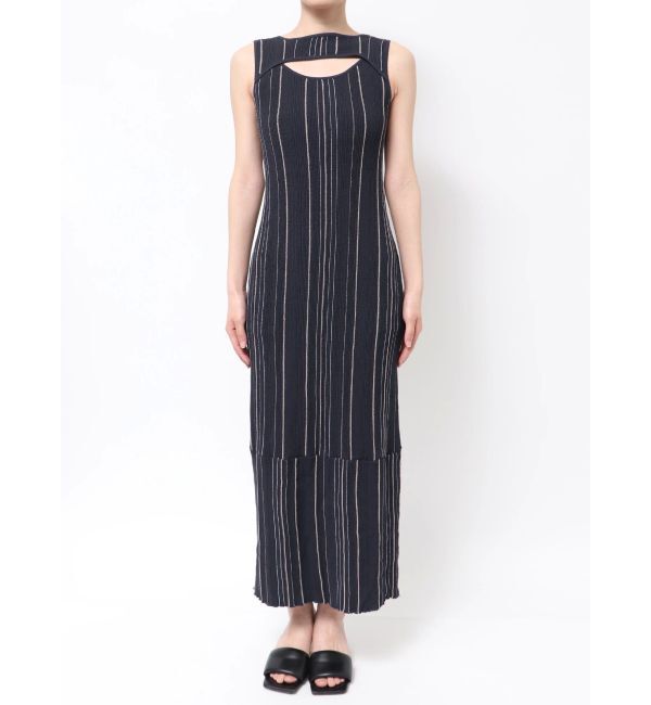 LAGUNAMOON「カットアウトニットワンピース」|ワンピース|