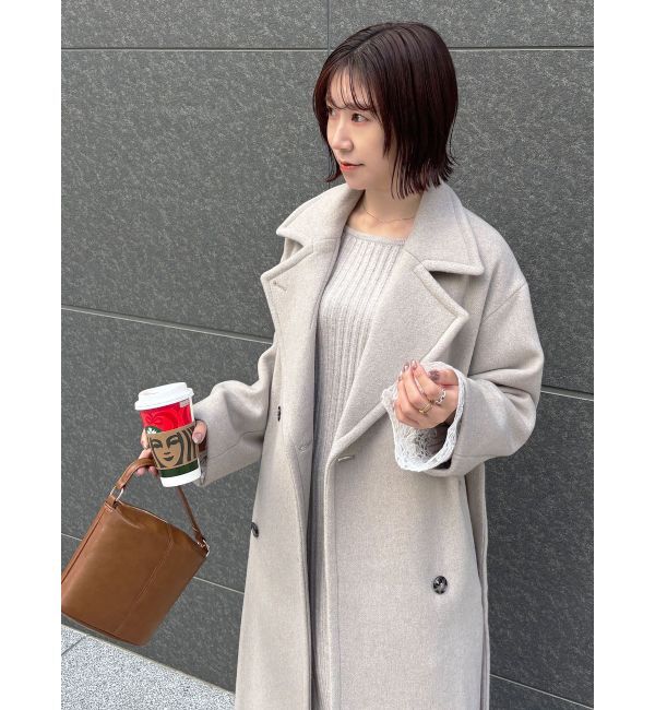 LAGUNAMOON「レースドッキングリブニットワンピース」|ワンピース|