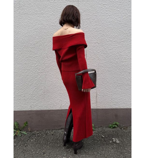 LAGUNAMOON「【POLO BCSコラボ】Iラインニットスカート」|スカート|