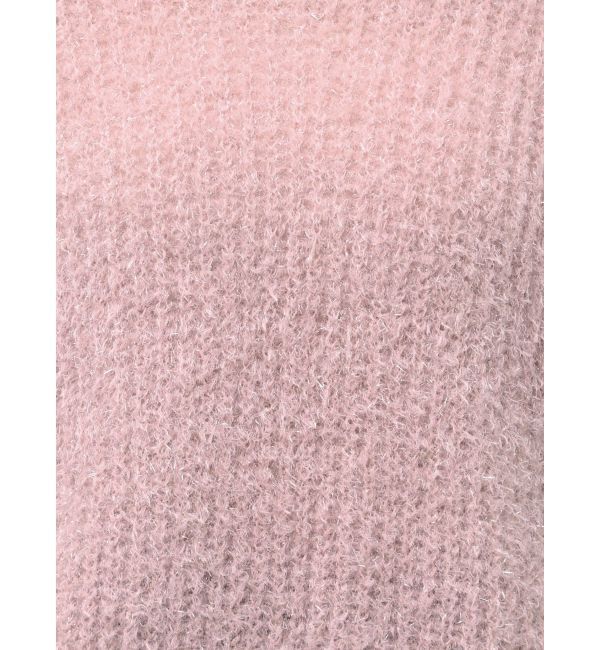 LAGUNAMOON「バックデザインファーラメニットプルオーバー」|ニット・セーター|