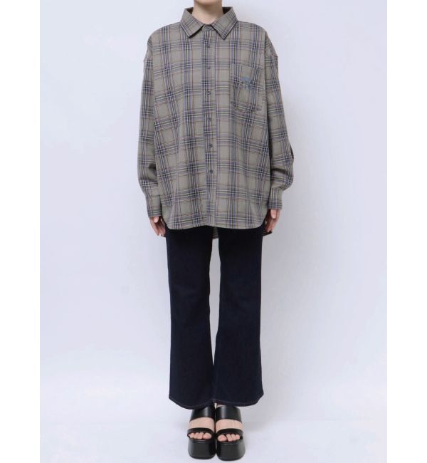 EVRIS「ワンポイントオーバーシャツ」|シャツ・ブラウス|