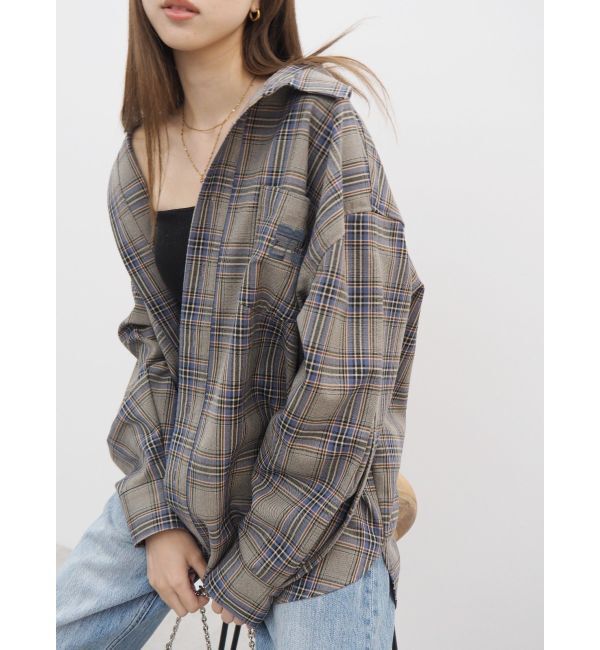 EVRIS「ワンポイントオーバーシャツ」|シャツ・ブラウス|