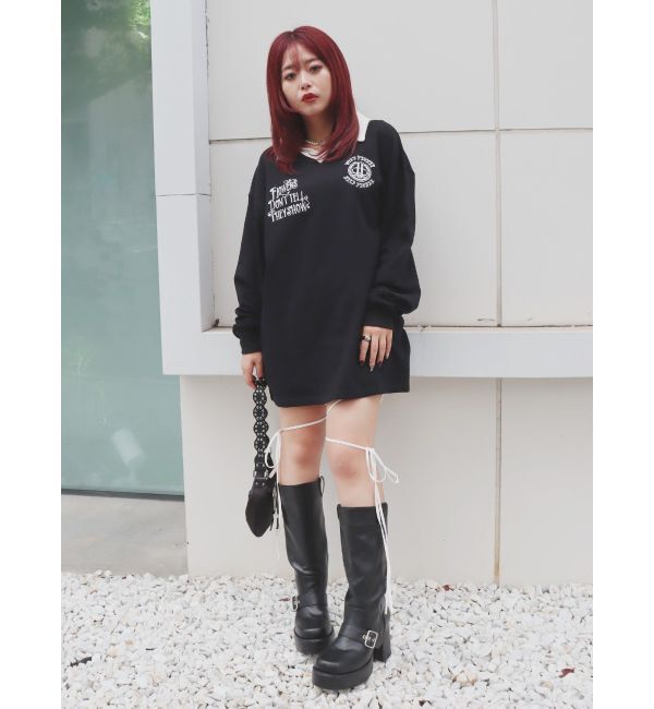 EVRIS「ユニフォームミニワンピース」|ワンピース|