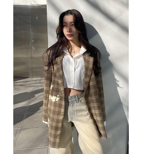 EVRIS「BASICクロップドカラーシャツ」|シャツ・ブラウス|