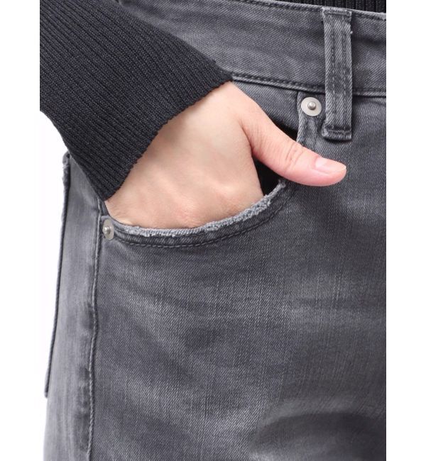 EVRIS「カラーヴィンテージライクストレッチフレアデニムパンツ」|デニム|