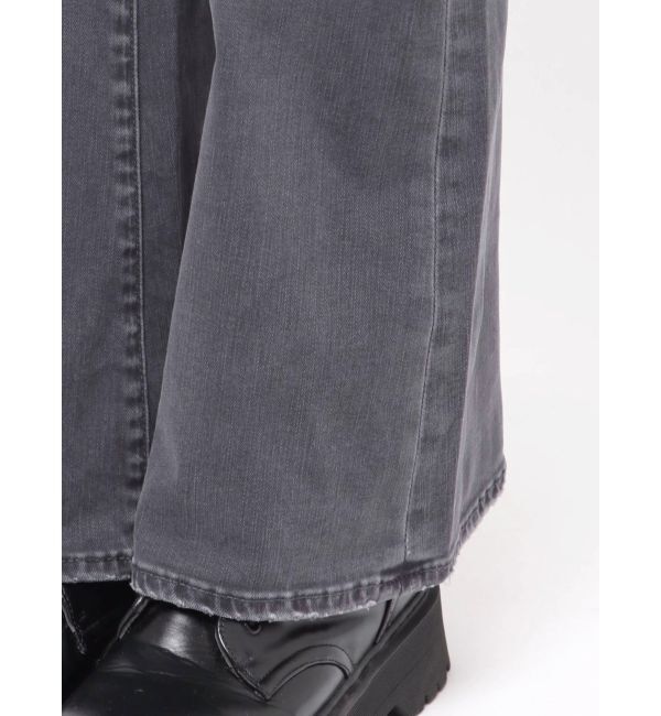 EVRIS「カラーヴィンテージライクストレッチフレアデニムパンツ」|デニム|