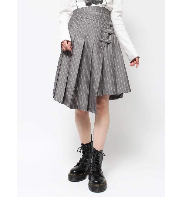 jouetie「ベルトプリーツミディスカート」|スカート|