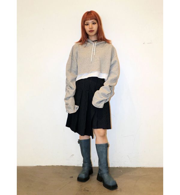 jouetie「ベルトプリーツミディスカート」|スカート|